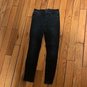Abercrombie dark wash skinny jeans